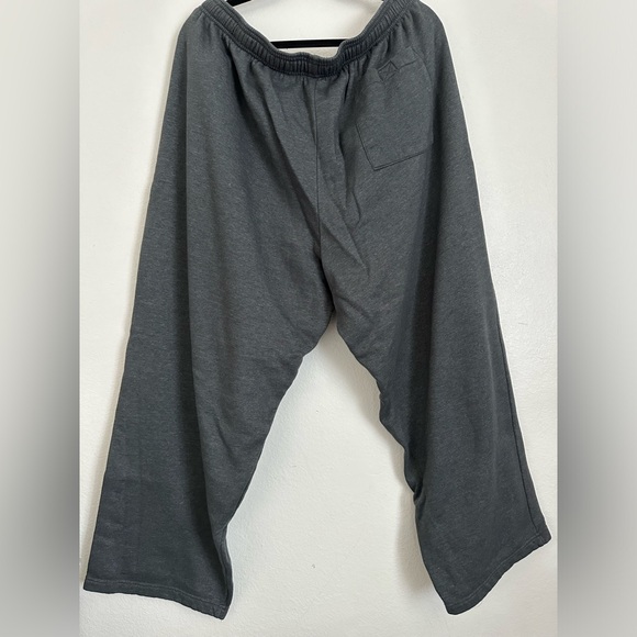 John Blair Men’s Supreme Fleece Stitched-Crease Charcoal GraySweatpants, SizeXXL - Picture 2 of 11